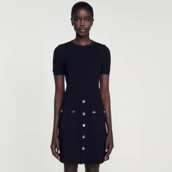 Sandro Paris Vestidos<Vestido De Punto