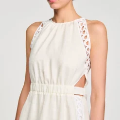 Sandro Paris Vestidos<Vestido Largo De Lino