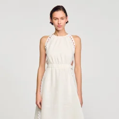 Sandro Paris Vestidos<Vestido Largo De Lino