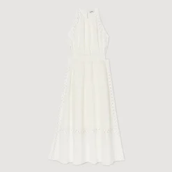 Sandro Paris Vestidos<Vestido Largo De Lino