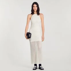 Sandro Paris Vestidos<Vestido Largo De Punto