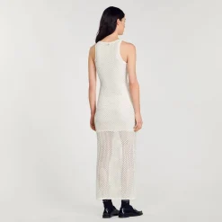 Sandro Paris Vestidos<Vestido Largo De Punto