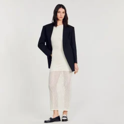 Sandro Paris Vestidos<Vestido Largo De Punto