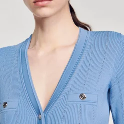 Sandro Paris Vestidos<Vestido Largo De Punto