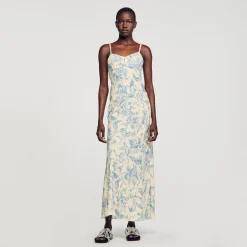 Sandro Paris Vestidos<Vestido Largo Estampado