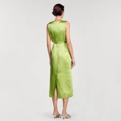 Sandro Paris Vestidos<Vestido Midi 2 En 1