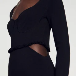 Sandro Paris Vestidos<Vestido Midi Calado