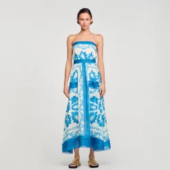 Sandro Paris Vestidos<Vestido Palabra De Honor